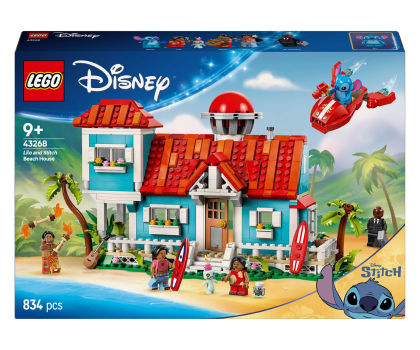 Klocki LEGO® LEGO Disney 43268 Domek na plaży Lilo i Stitcha